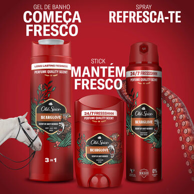 Old Spice Bearglove miris sočnih bobica 3 u 1 šampon i gel za tuširanje za muškarce 400 ml