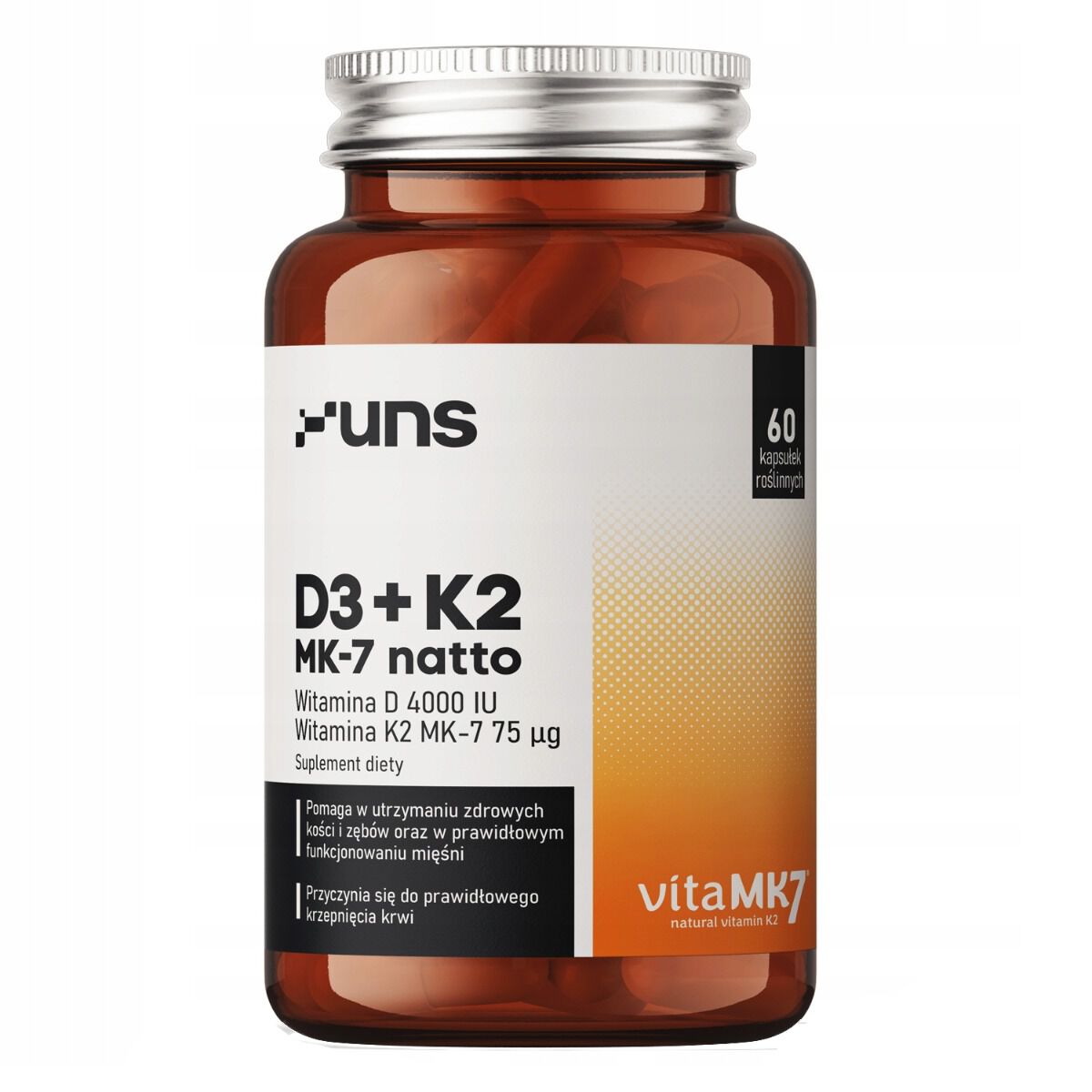 UNS Vitamin D3+K2 MK-7 NATTO vege