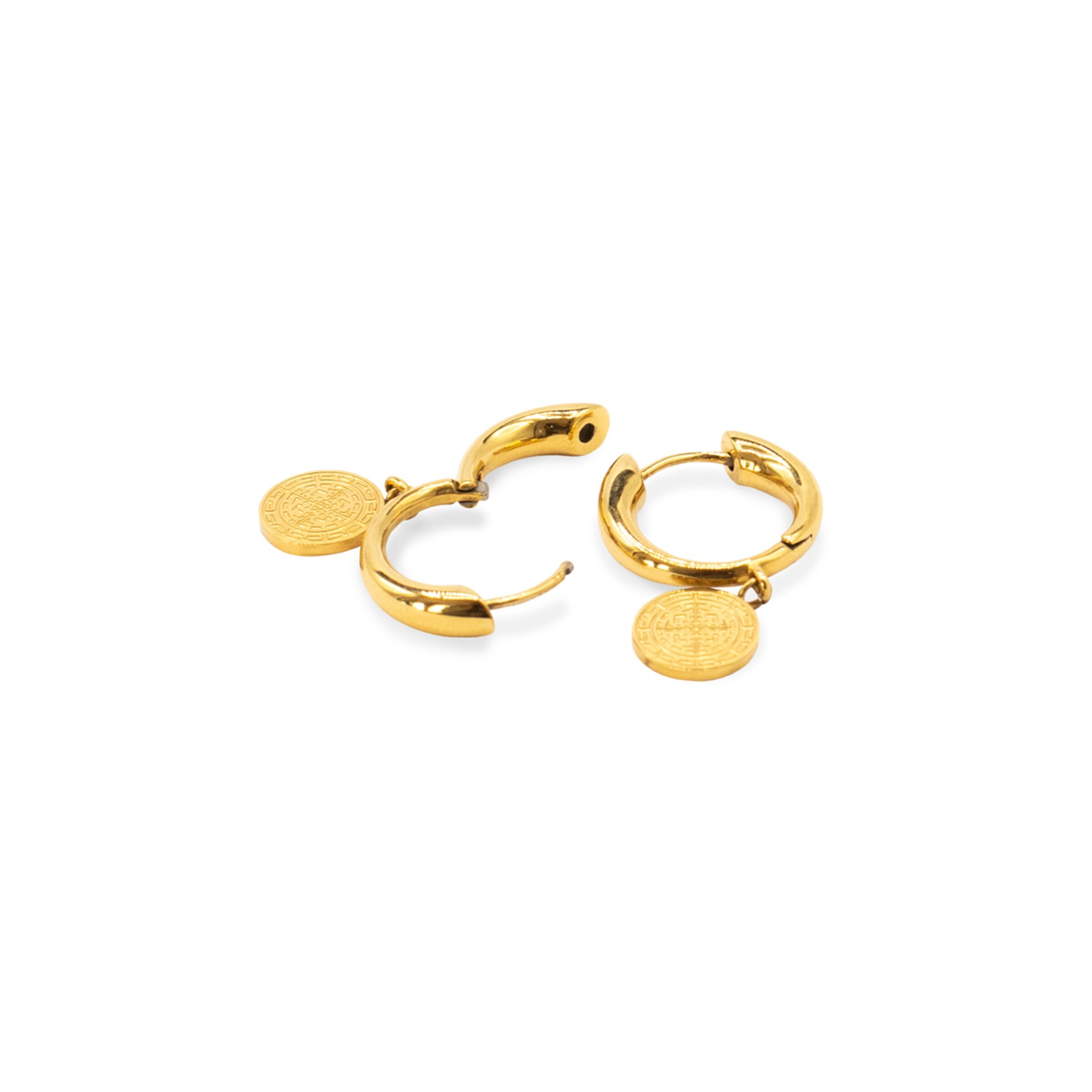 Boucles d'oreilles charmantes Marrakech en or