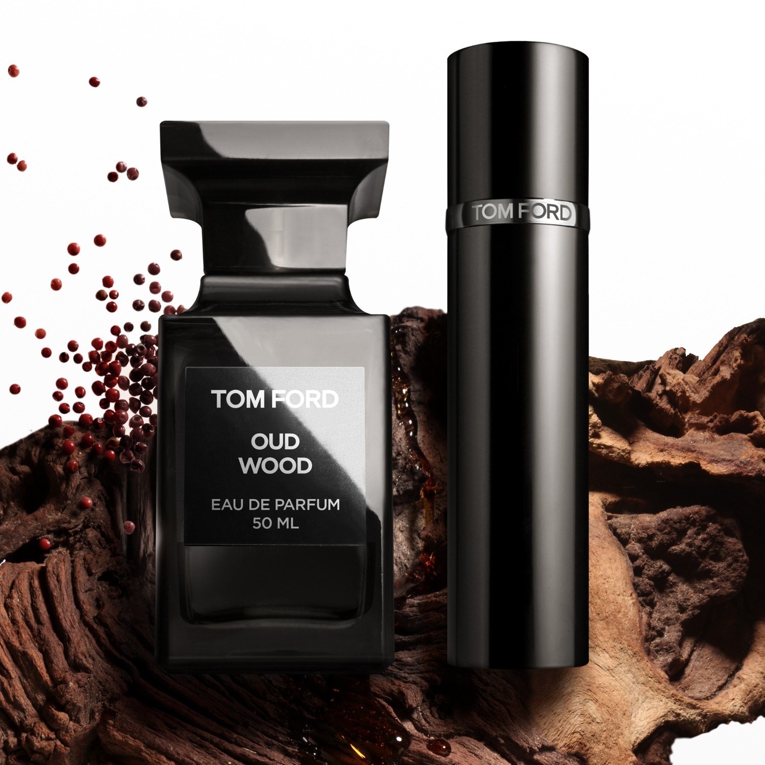 TOM FORD Parfum Private Blend Fragrances Oud Wood parfumska voda – 10 ml