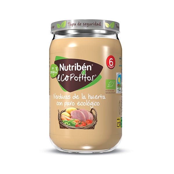 Bio Potito zelenina zahradní a krůtí | 235 g