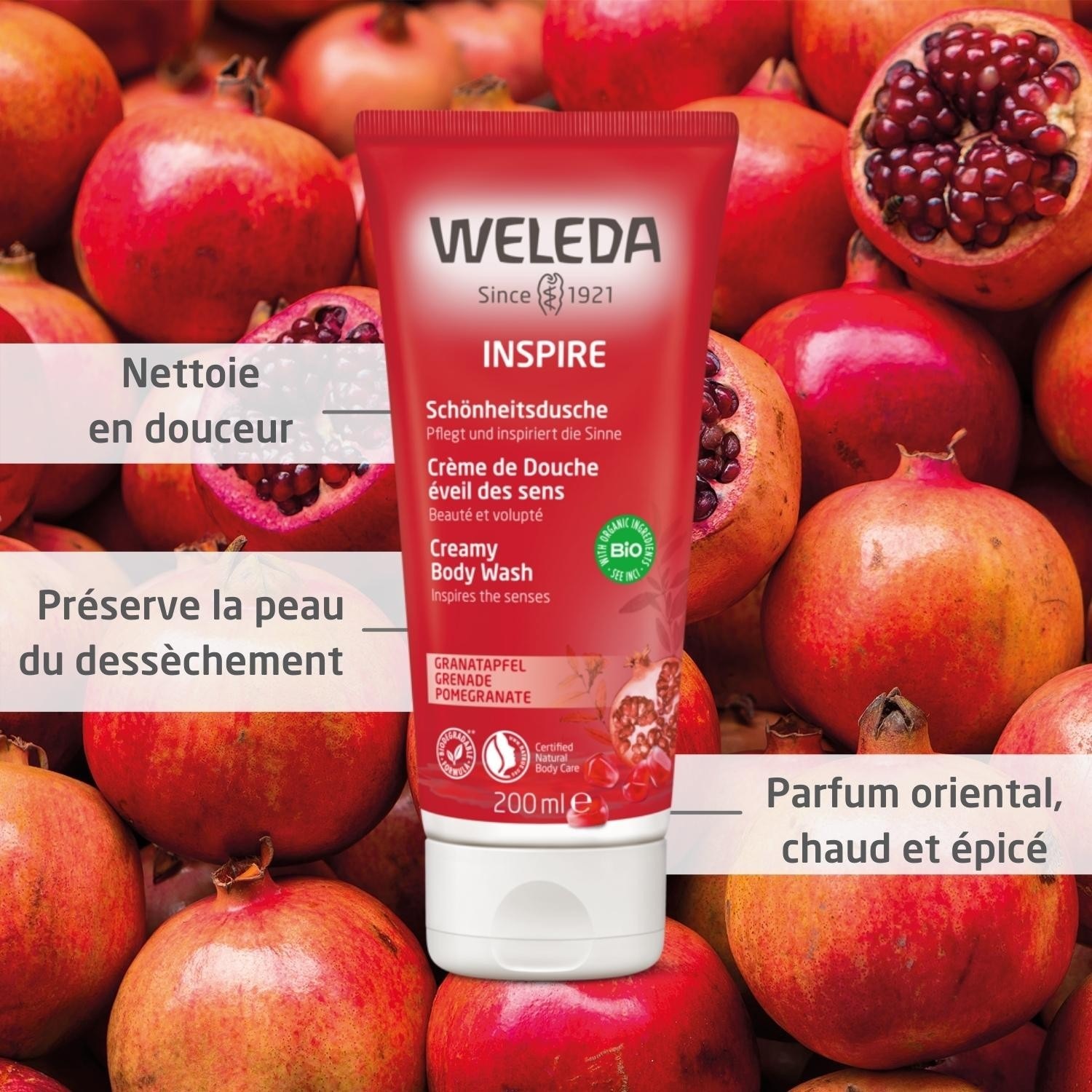 Weleda Crème de Douche revitalisante Grenade -200ml