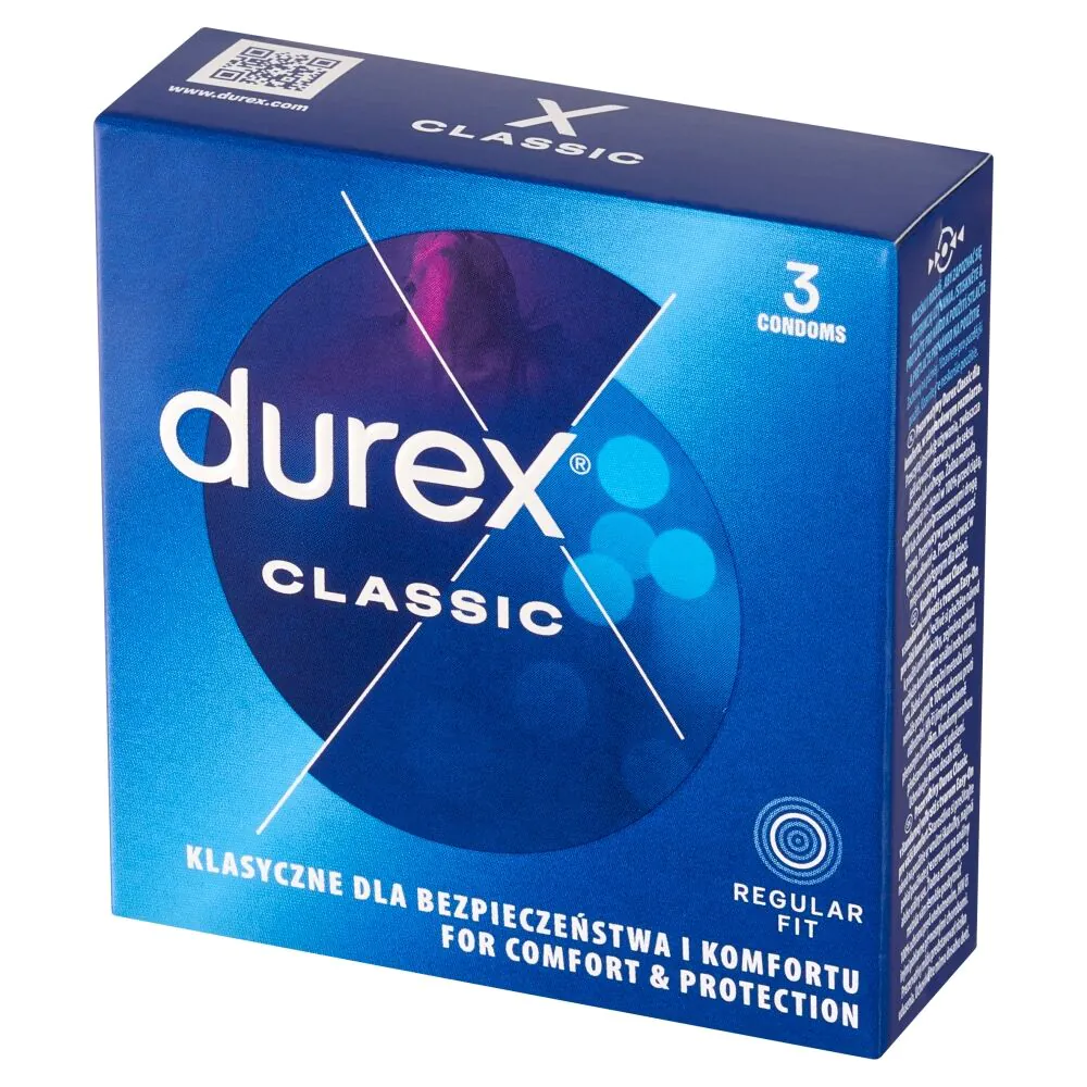 Durex Classic prezerwatywy, 3 szt.