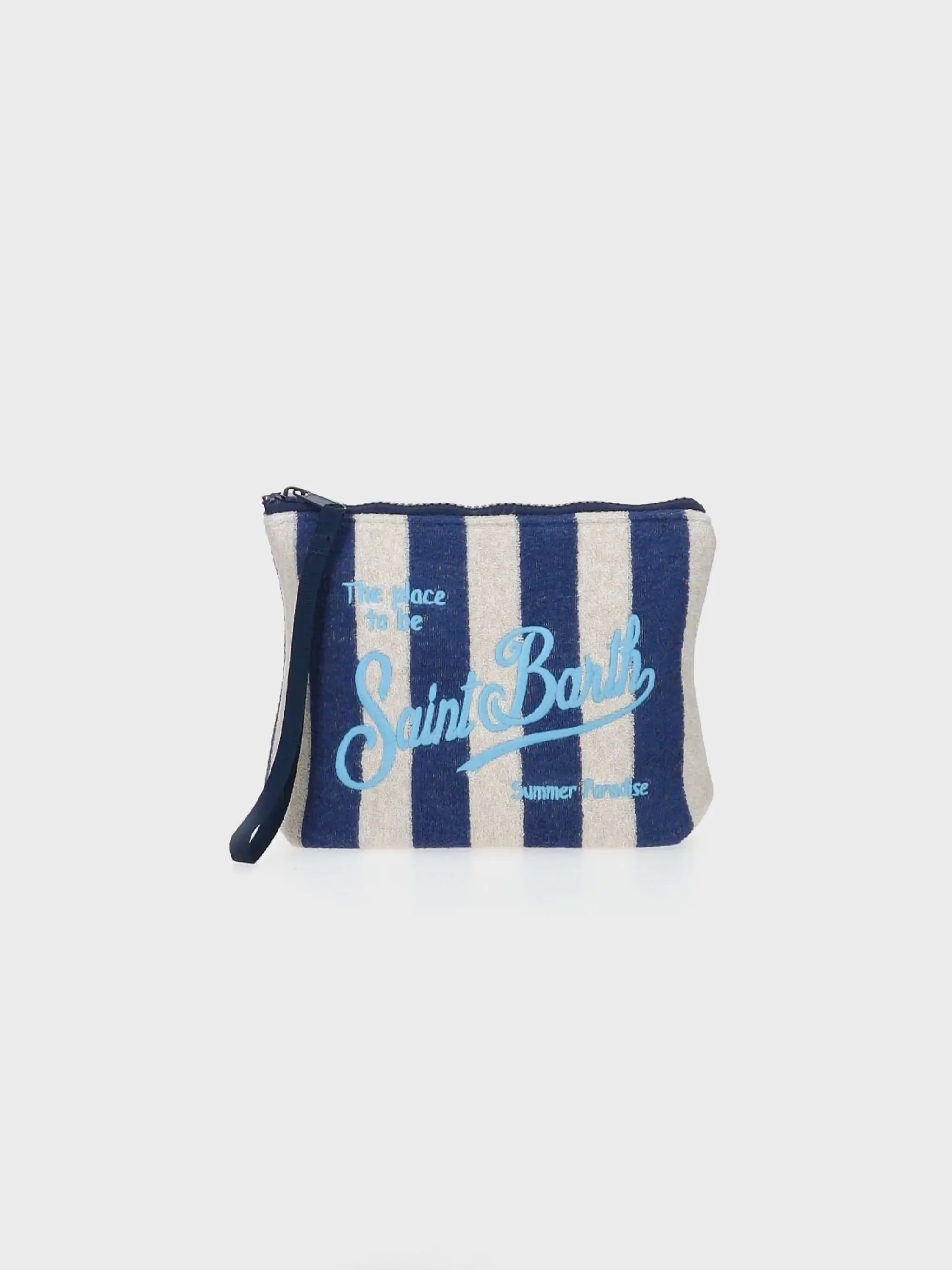 Aline frotirna clutch torbica s prugastim uzorkom
