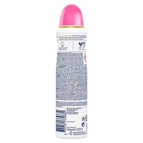 Dove Advanced Care Invisible Care Floral Touch antiperspirant dezodorans sprej 150ml