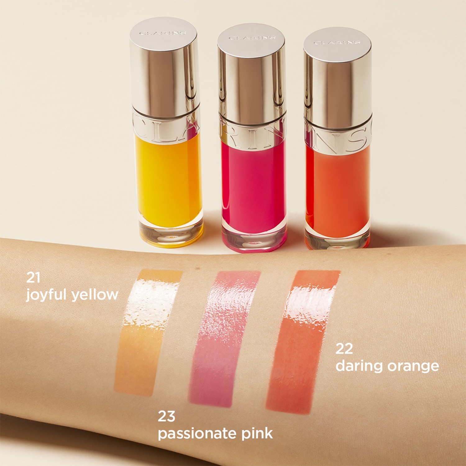 Clarins Huile de confort pour les lèvres Power of Color