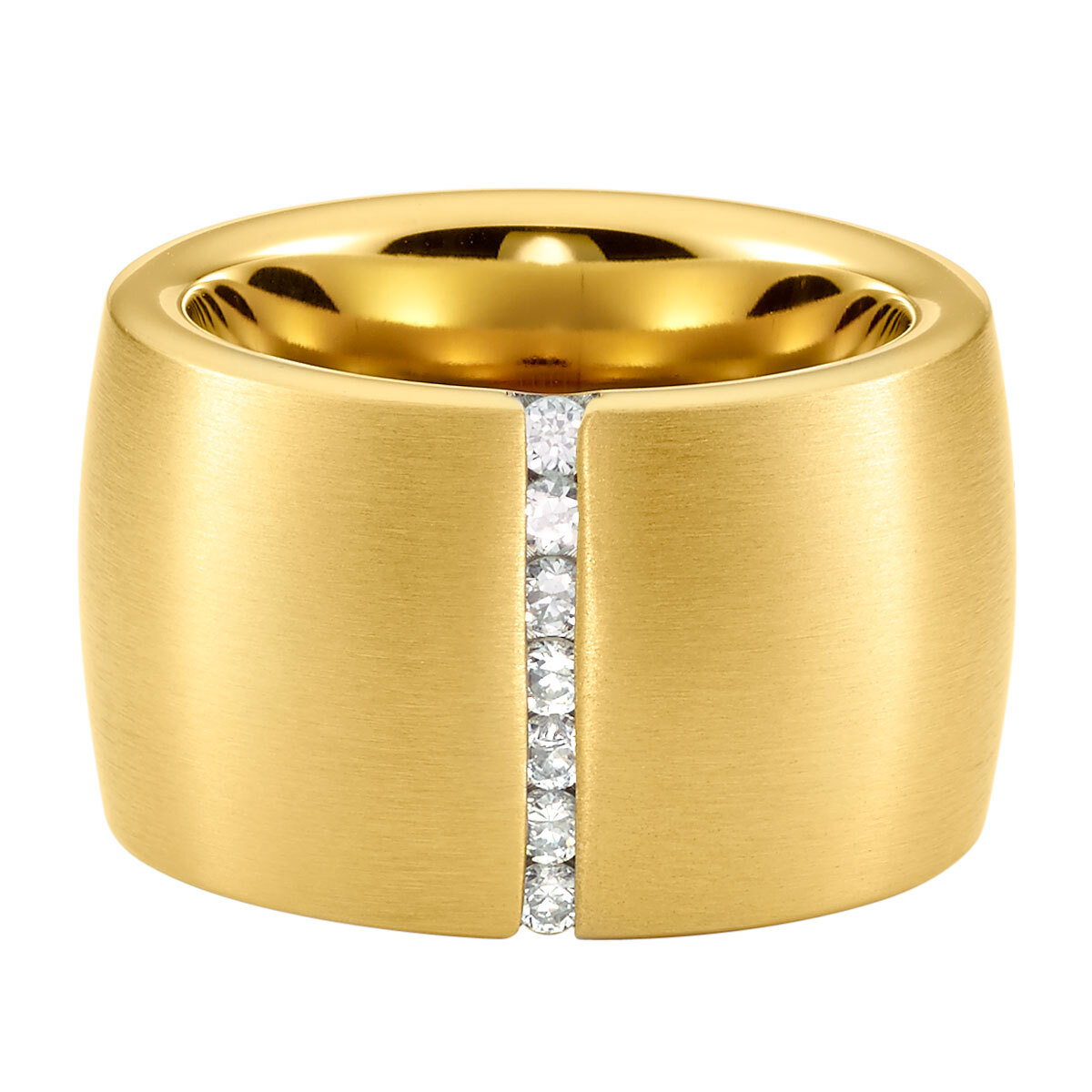 Heideman Bague Lines couleur or