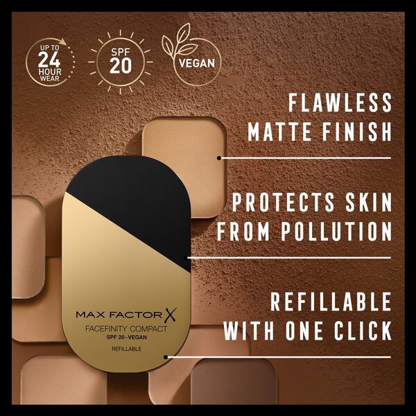 Max Factor Facefinity kompaktni tekoči puder 003 Natural Rose 10 g