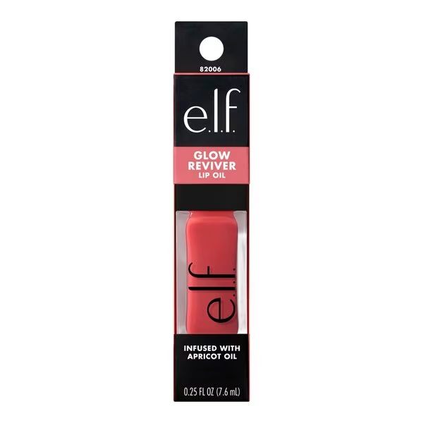 „elf Glow Reviver“ lūpų aliejus „Rose Envy“, 7,6 ml