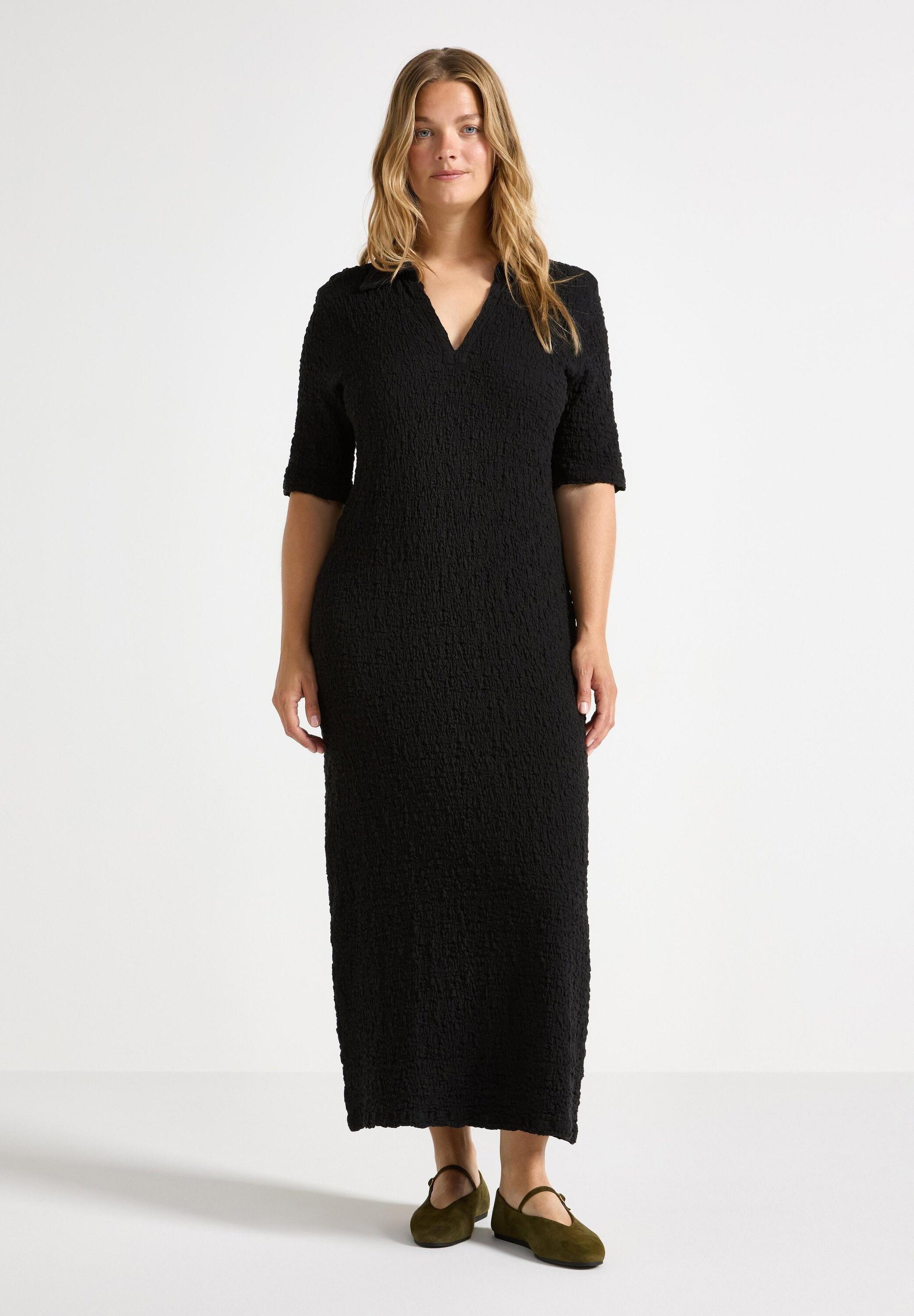 Lindex NELLA - Maxi-jurk - zwart