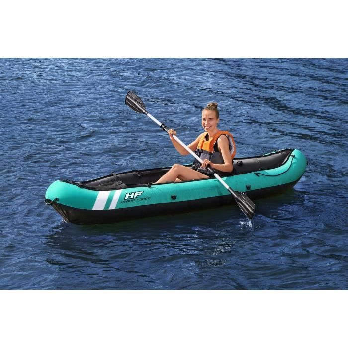 Kayak gonflable sportif Bestway Hydro force Ventura - Vert - 1 place - Adulte - 100 kg - Garantie 2 ans