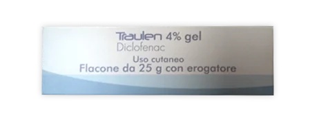 Traulen 4% gel de diclofenaco 25 g com spray para dor nas articulações