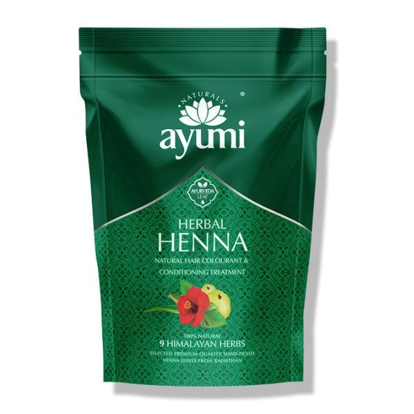 Ayumi Naturals Herbal Henna + 9 Himalája gyógynövény 150g
