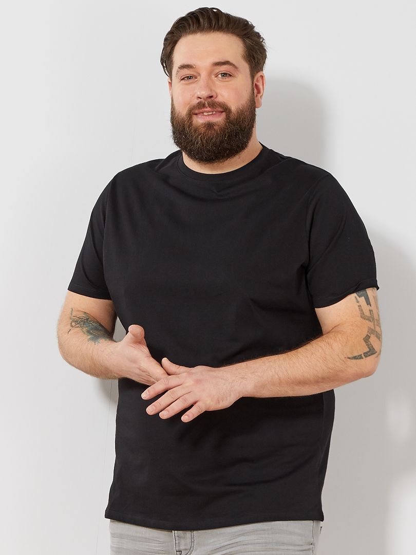 Camiseta 100% algodão - Preta