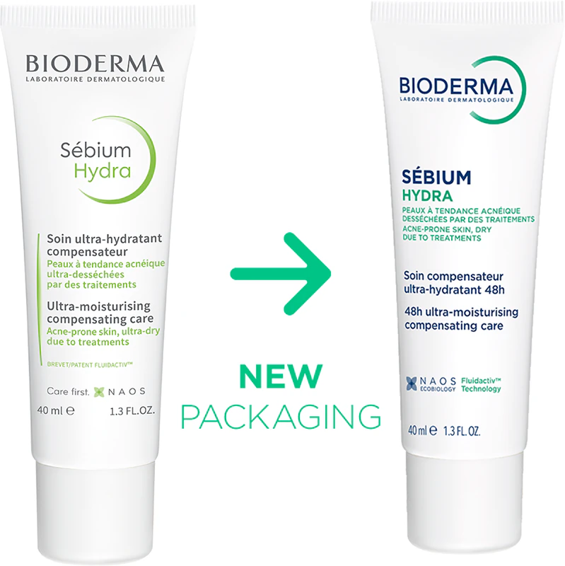 Bioderma Sébium Hydra Feuchtigkeitscreme für trockene und gereizte Haut aufgrund von Aknebehandlung