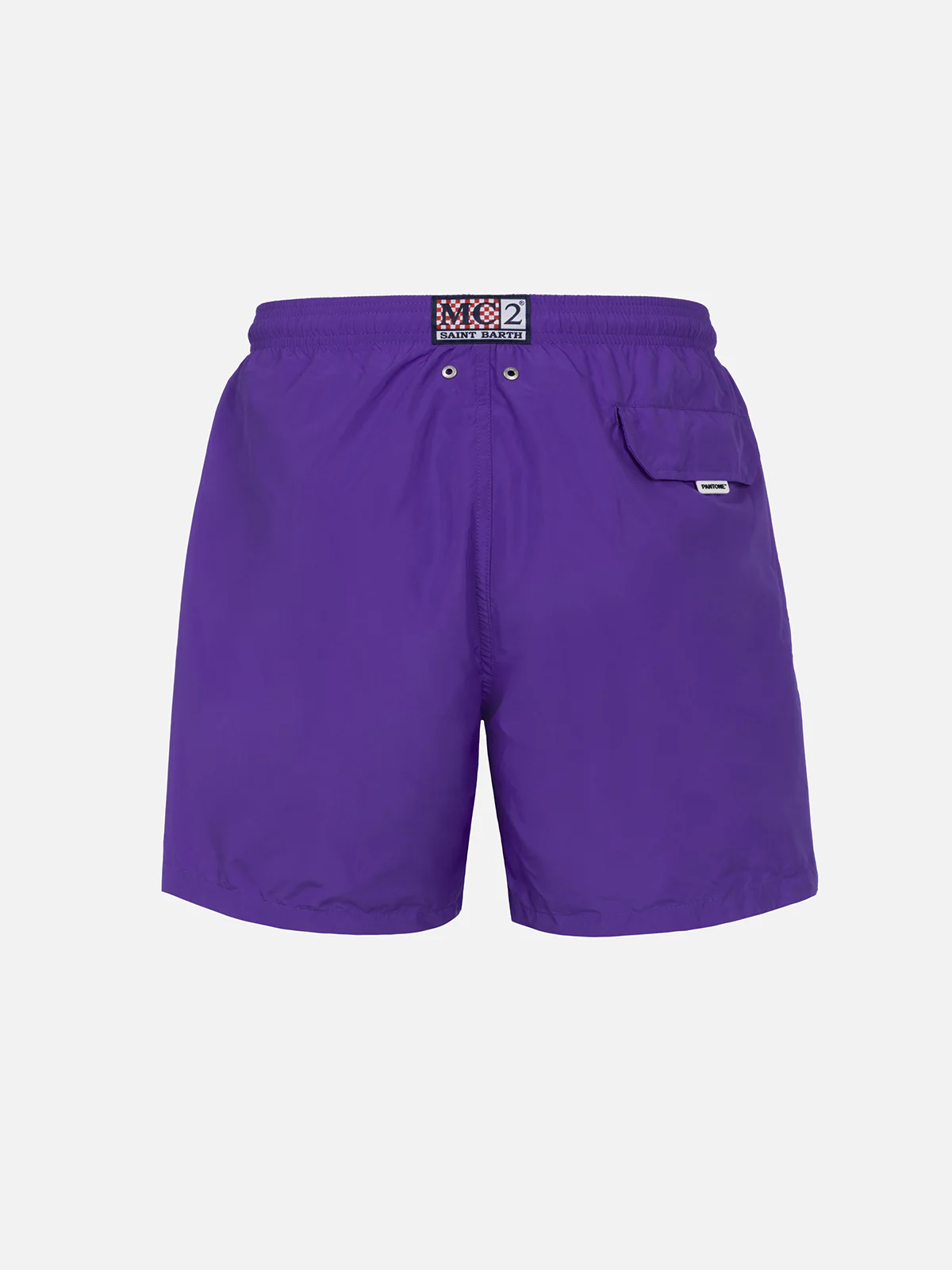 Costume da bagno da uomo in tessuto leggero viola Lighting Pantone | E