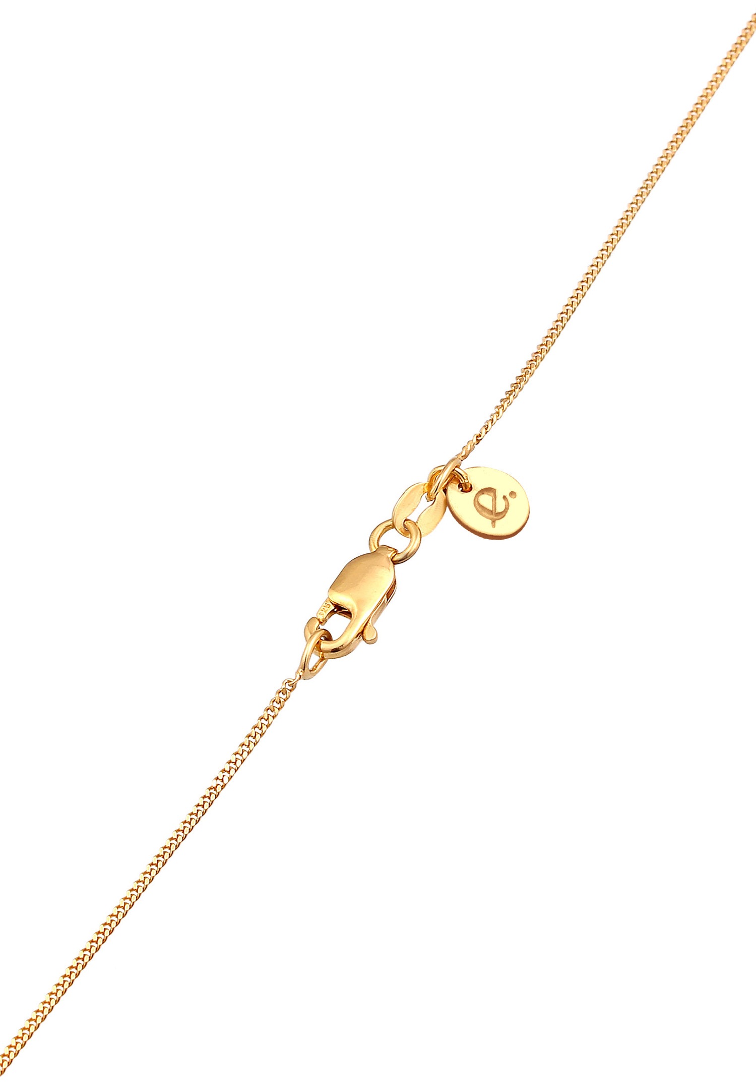Elli PREMIUM Femmes Pendentif Solitaire Elégant avec pierre précieuse Morganite en argent sterling 925 plaqué or