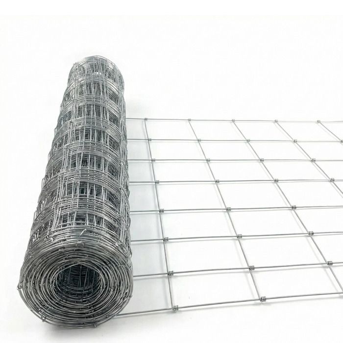 Valla de acero galvanizado para caza, malla de 15 cm, 150 cm x 50 m