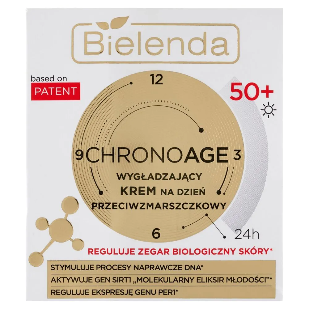 Bielenda Chrono Age 24H Wygładzający krem przeciwzmarszczkowy 50+ na dzień