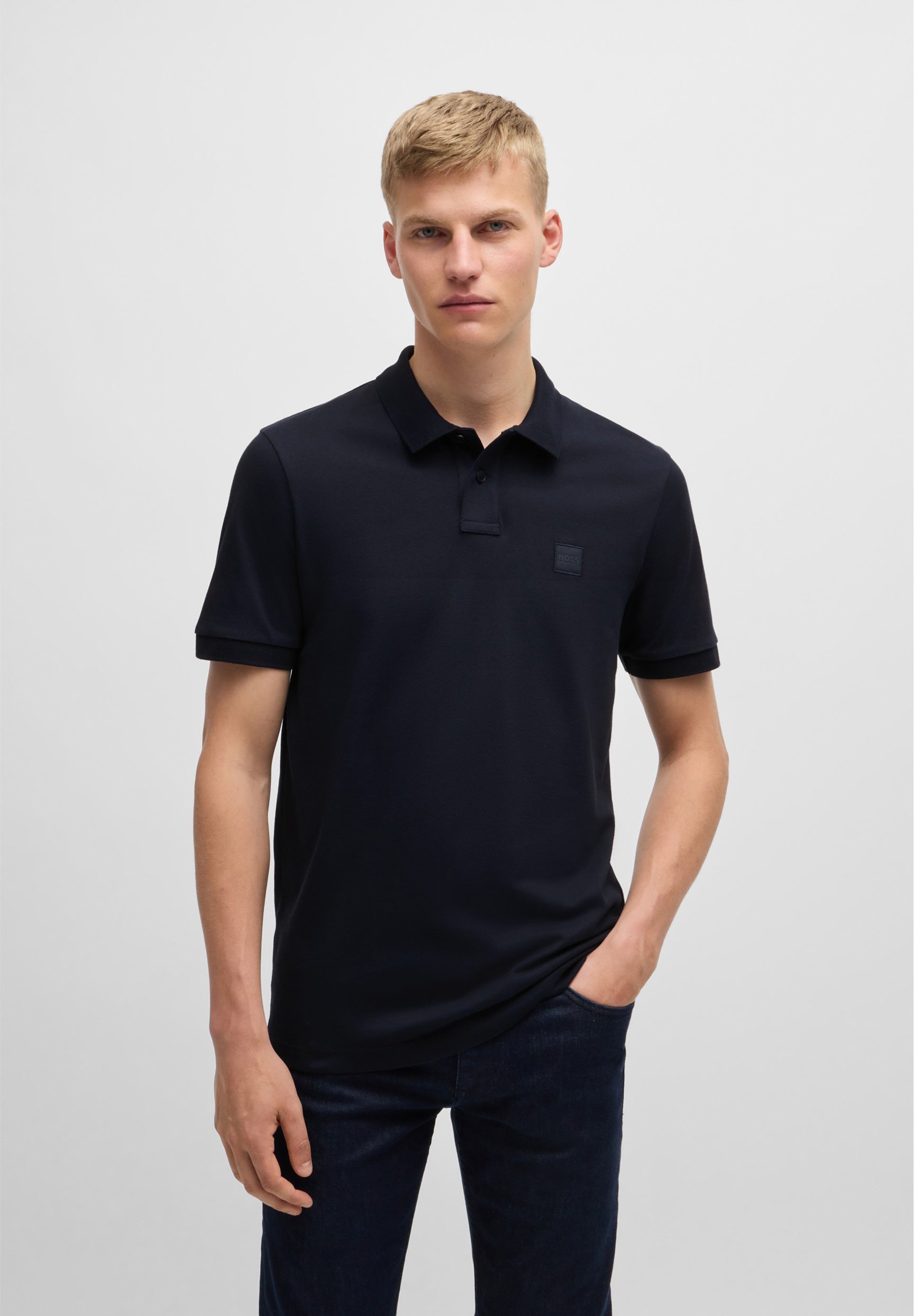BOSS PASSENGER - Polo - blu scuro