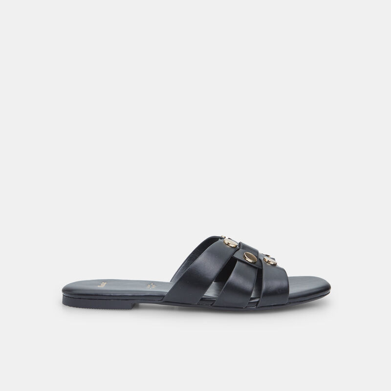 Platt mule för kvinnor
