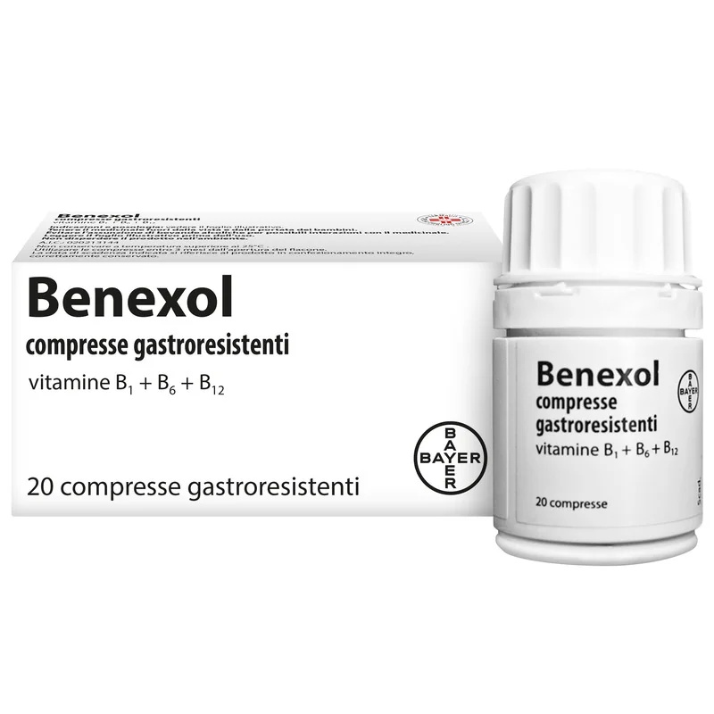 BAYER Benexol Traitement de la carence en vitamine B 20 comprimés Vitamine B