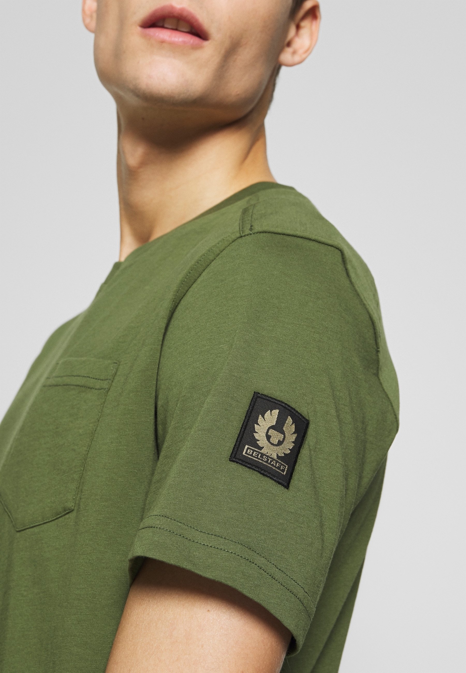 T-shirt basique Belstaff - olive chiné