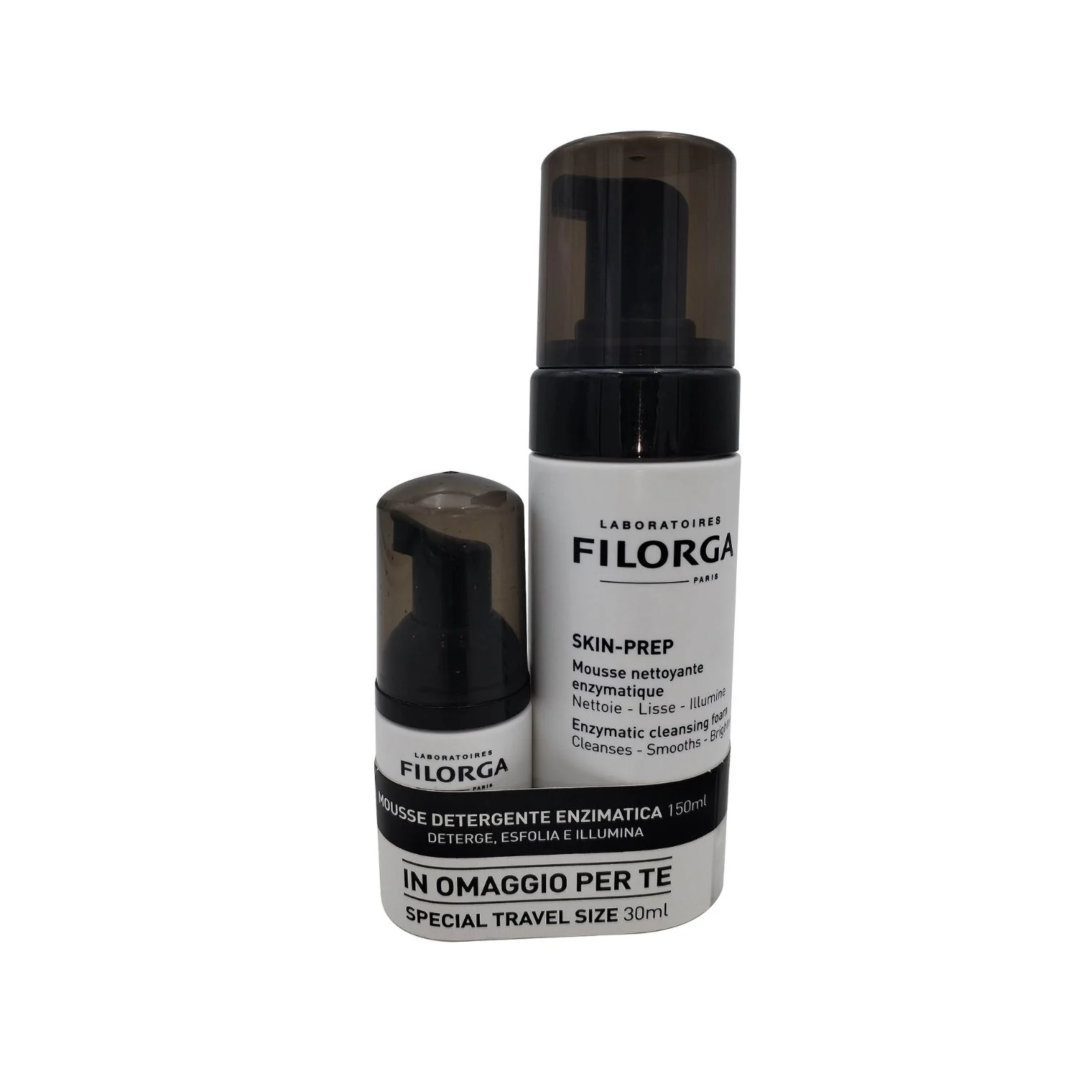 Skin-prep Duo Mousse Nettoyante Enzymatique - Mousse detergente viso, Cofanetti Viso e Corpo