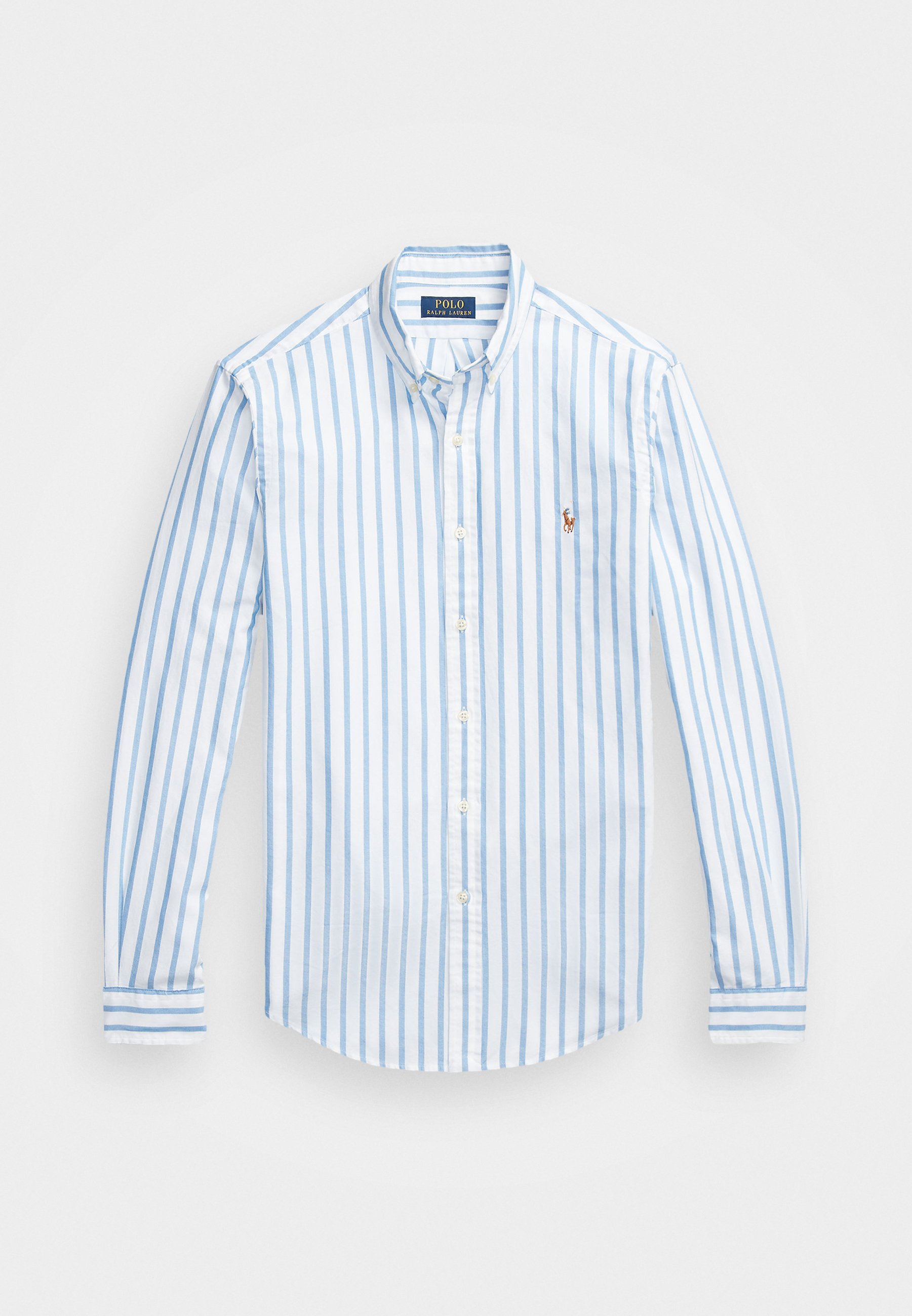 Polo Ralph Lauren Slim Fit gestreiftes Oxford-Hemd – Hemd – blau/weiß