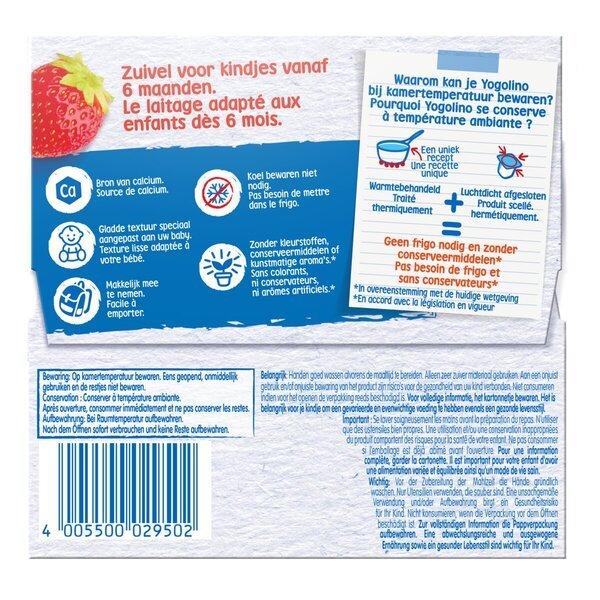 Nestlé zemeņu bērnu joga<br>4 x 100 g