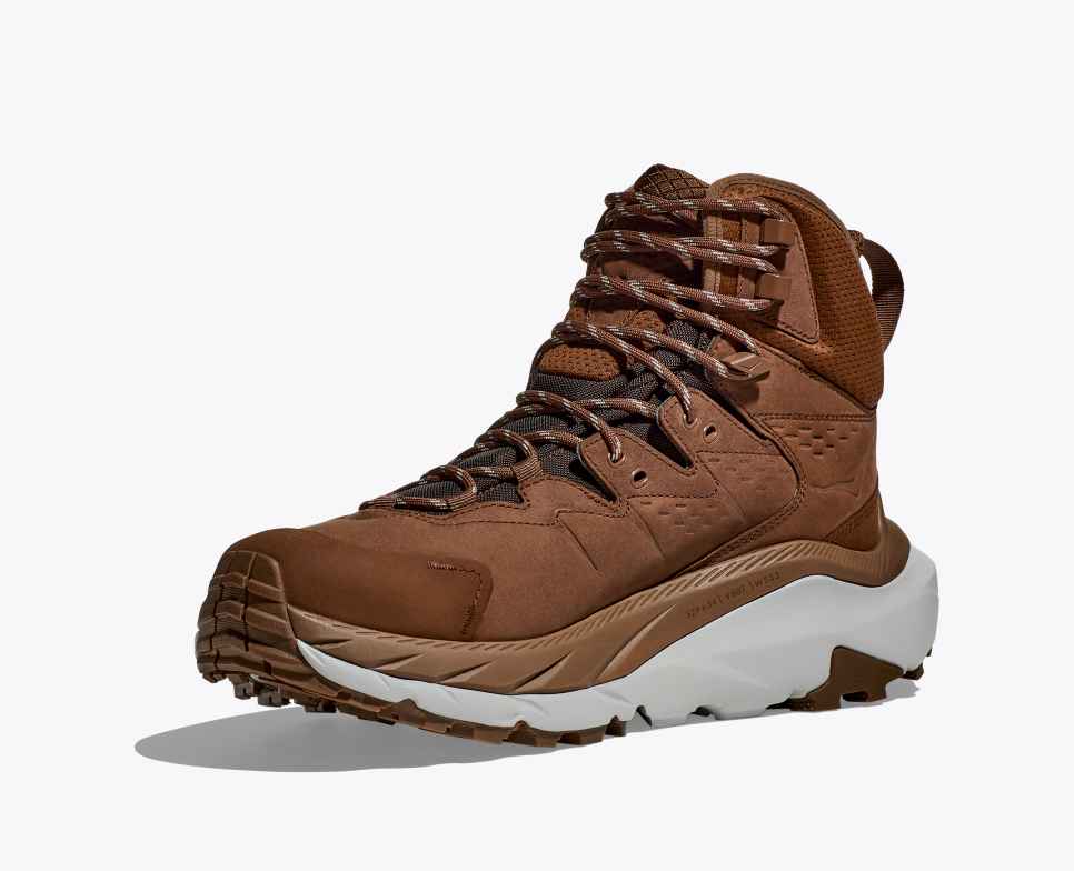 HOKA Kaha 2 GORE-TEX Marron foncé/Brume portuaire