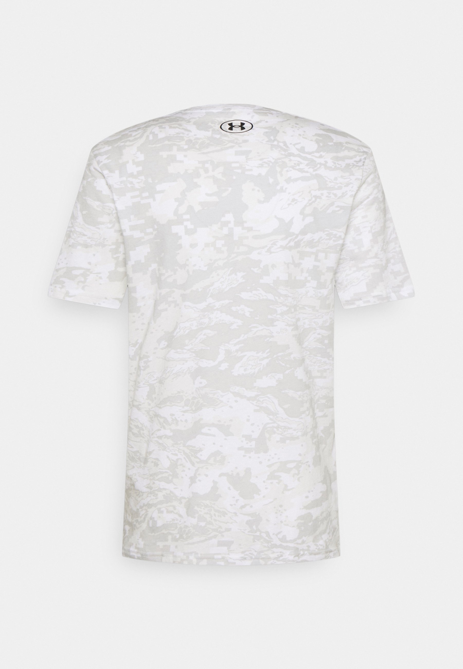 Under Armour ABC CAMO - T-shirt met print - wit/grijs