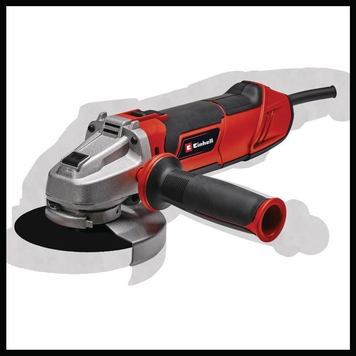 Einhell Meuleuse d'angle 125mm TE-AG 125/1010 CE Q (1010W, écrou à fixation rapide) Livré sans disque de coupe
