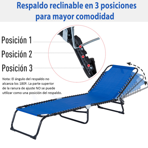  Tumbona Plegable Outsunny 84b-206