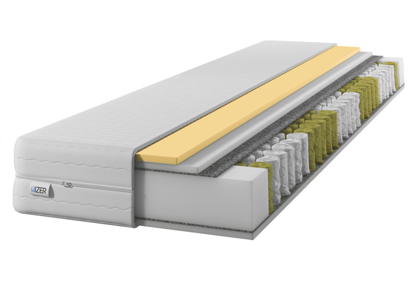 Materac sprężynowy GOLD   VISCO  80x190 22cm|7-stref | H2/H3 |