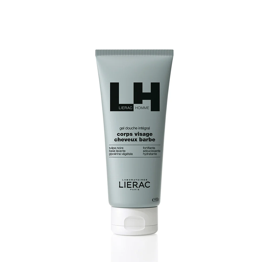 Lierac Homme Gel Douche Intégral Corps Visage - Bagno e Doccia, Trattamento Barba, Trattamento per Capelli