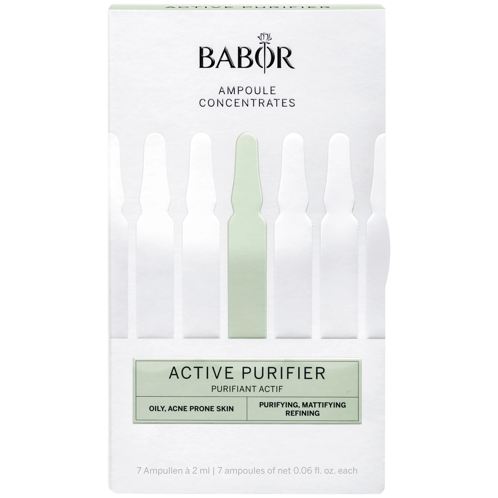 Concentrate de fiole, purificator activ, 7 x 2 ml - BABOR