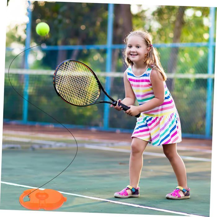 Entrenador técnico de tenis de plástico, dispositivo de entrenamiento práctico, accesorios para el swing. Etiqueta