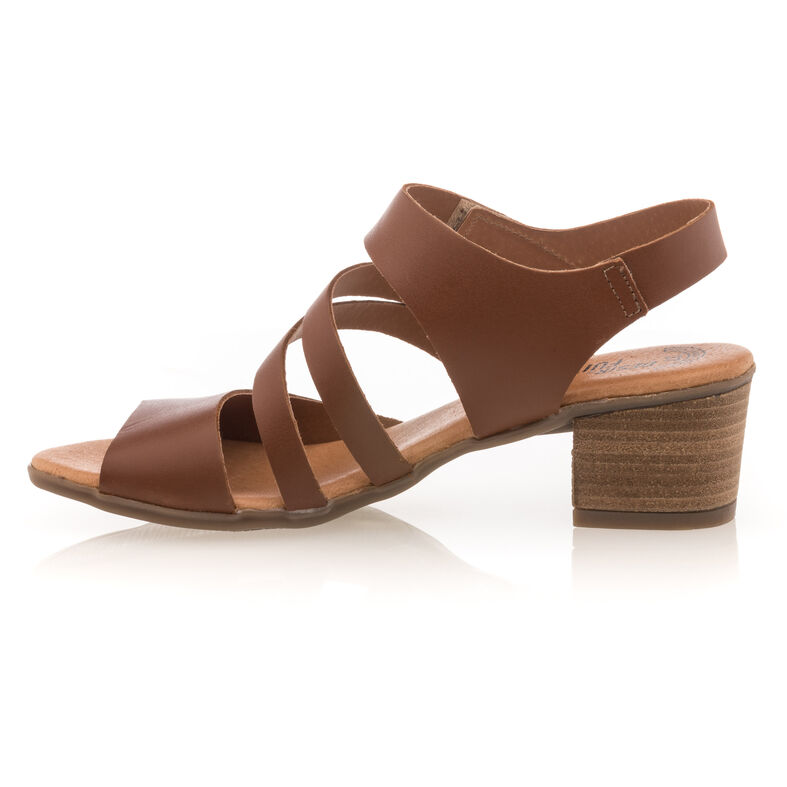 Brune sandaler / sko med åpen tå til dame