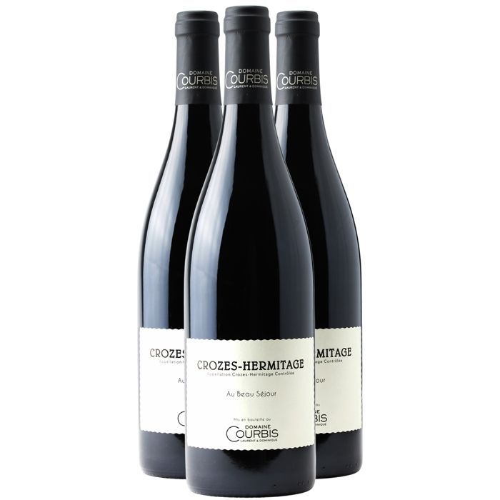 Domaine Courbis Crozes-Hermitage Au Beau Séjour 2024 - Red Wine from the Rhône Valley (3x75cl)
