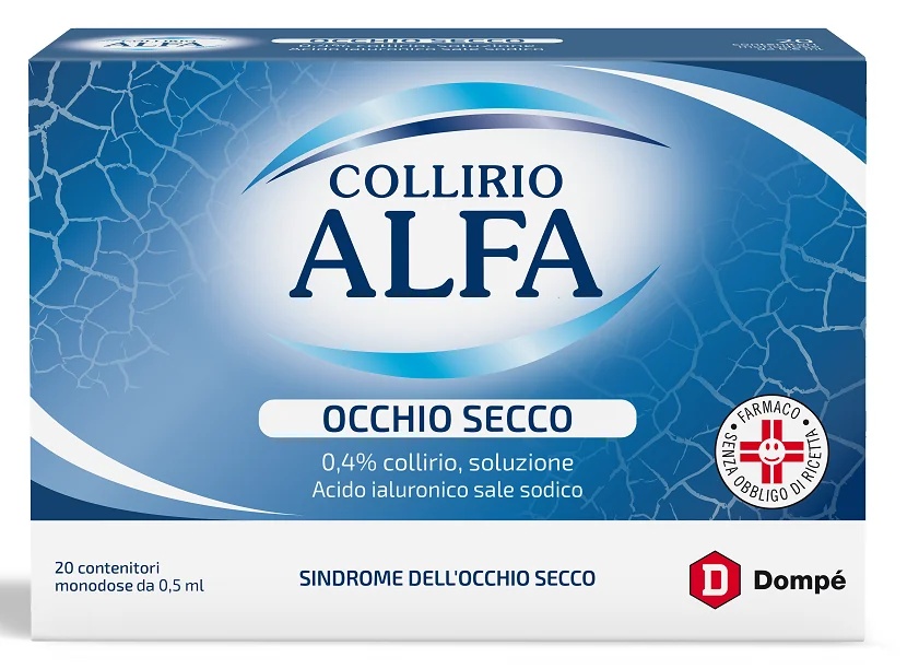 ALFA OOGDRUPPELS Alfa oogdruppels voor droge oogleden 20 flesjes Hyaluronzuur