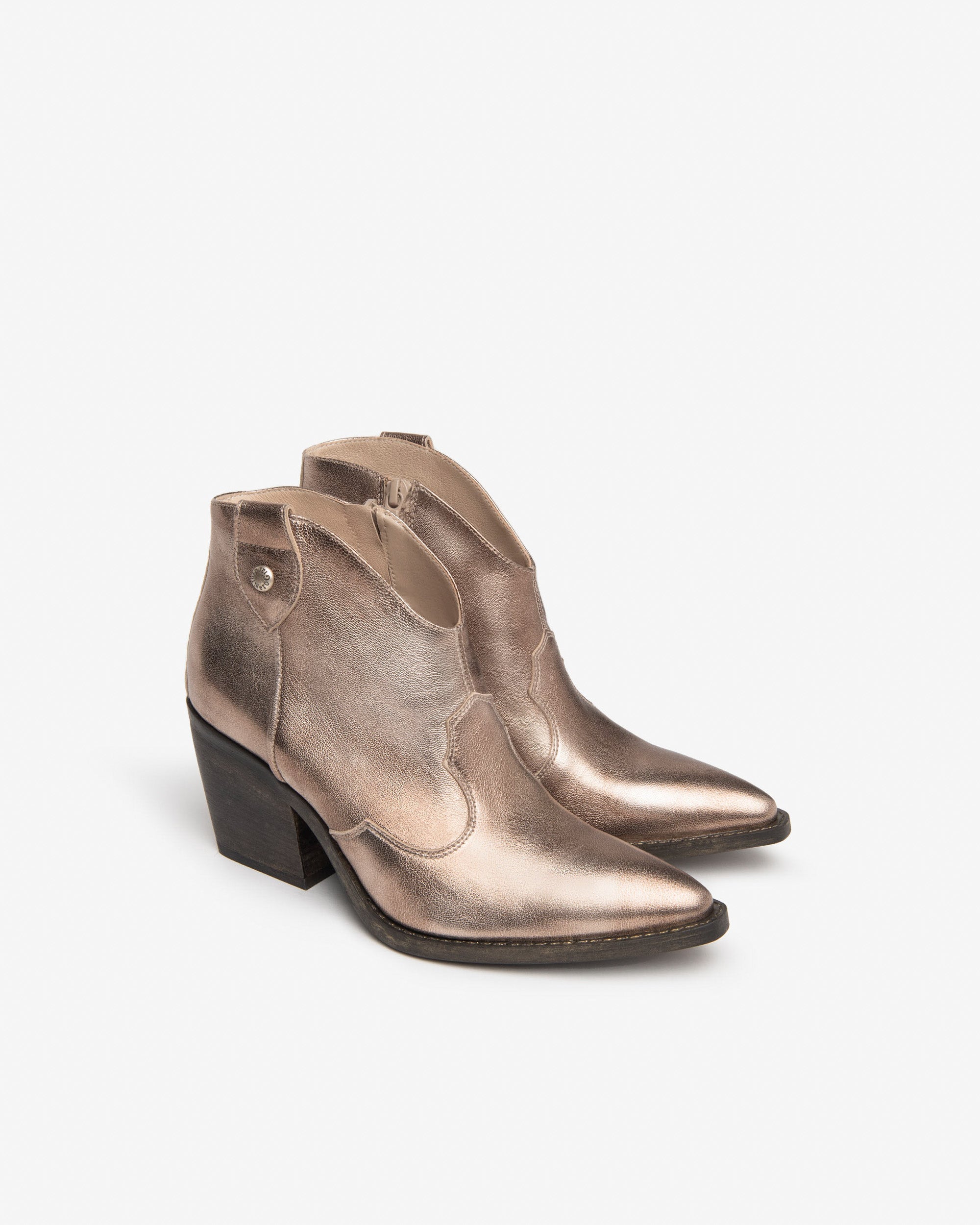  Damen-Ankle-Boots aus Leder