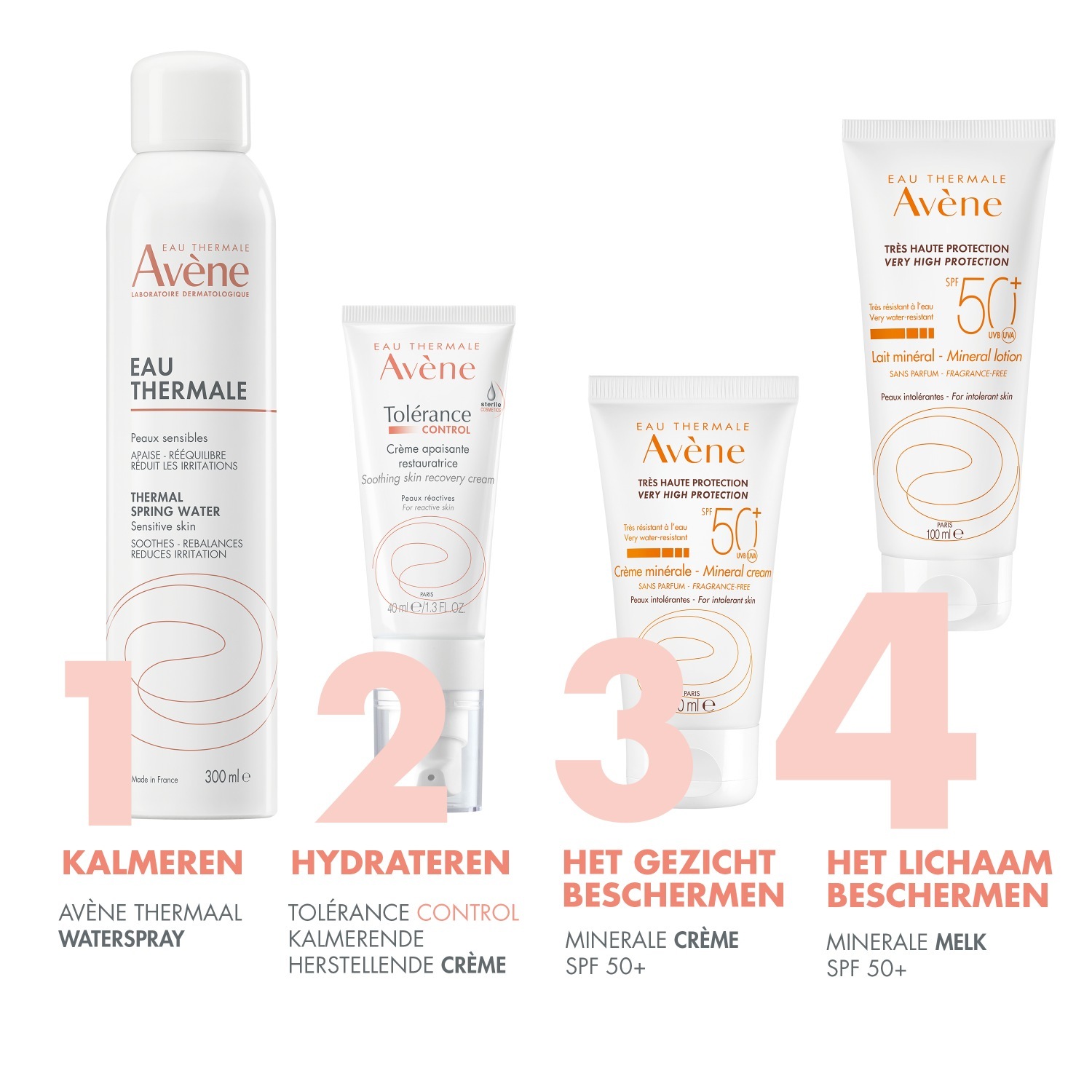 Avène Sunscreen Solaire Mineral Cream SPF50+ - 50 ml