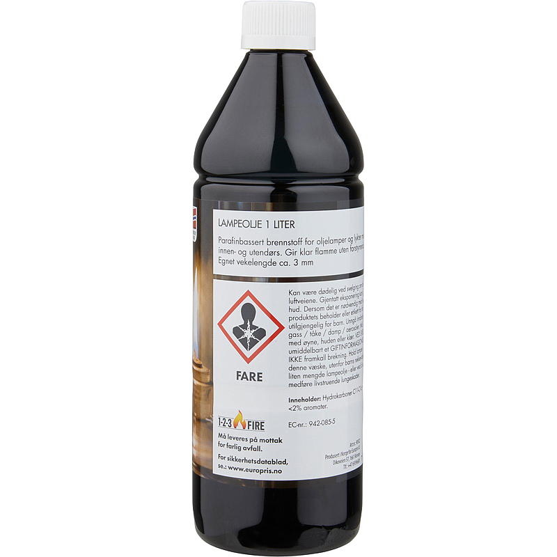 1-2-3 Vuurlampolie 1 l, 1-2-3 Vuur