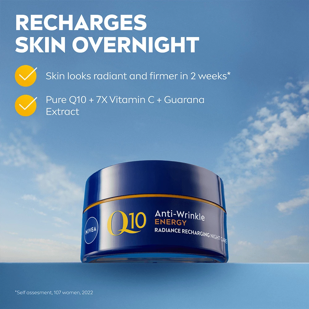 Q10 Energy Rechargeing Éjszakai Krém 30 ml - NIVEA