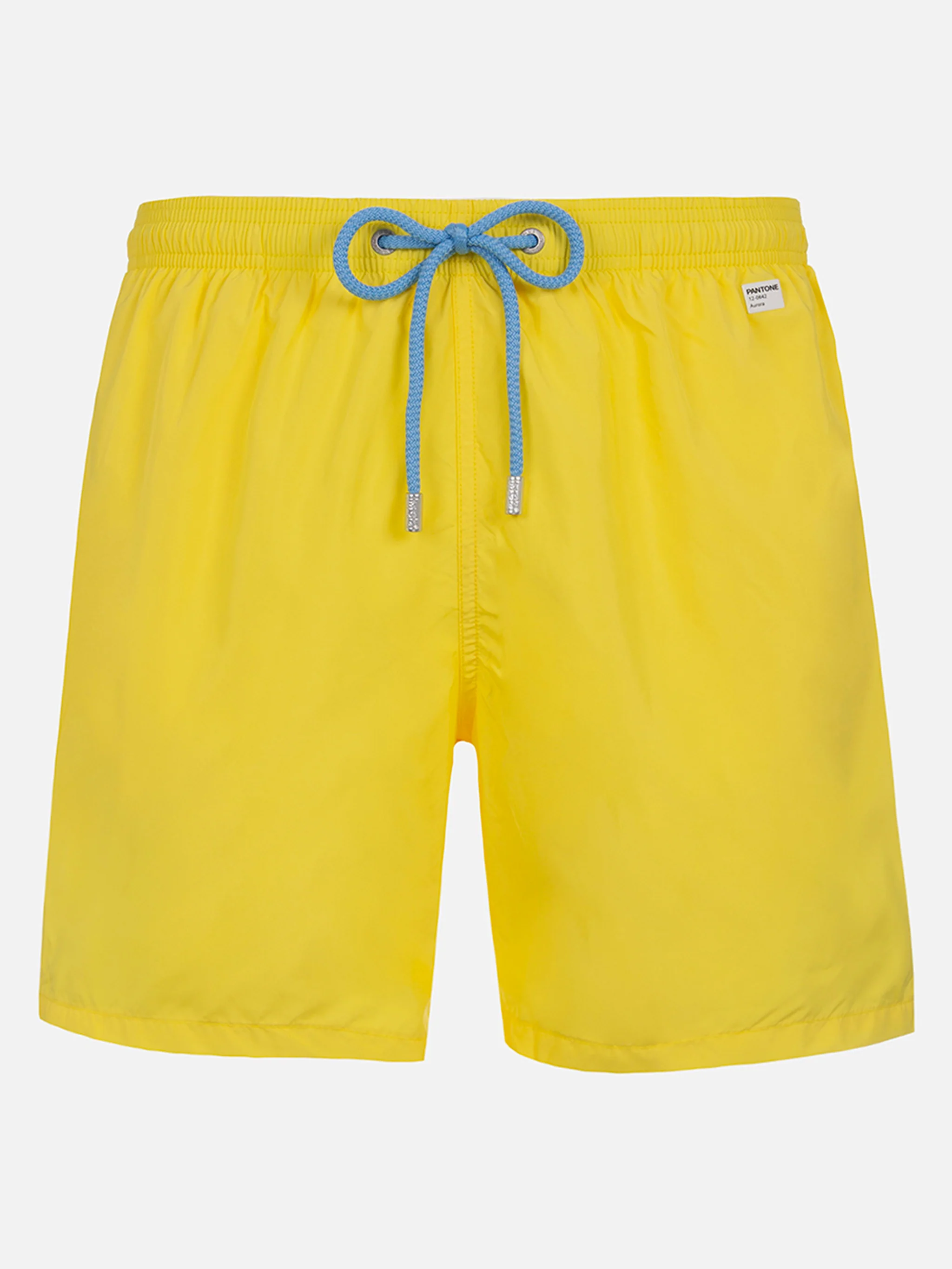 Costume da bagno da uomo in tessuto leggero giallo chiaro Lighting Pan