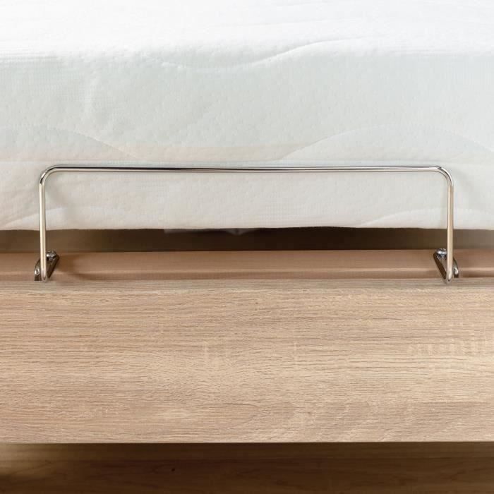 Ensemble relaxation matelas + sommiers électriques 2x70x190cm - Mousse - Ferme - TALCA Fabrication française