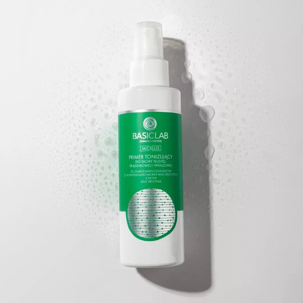 BasicLab Tonic Toning Primer for fet, akneutsatt hud 150 ml