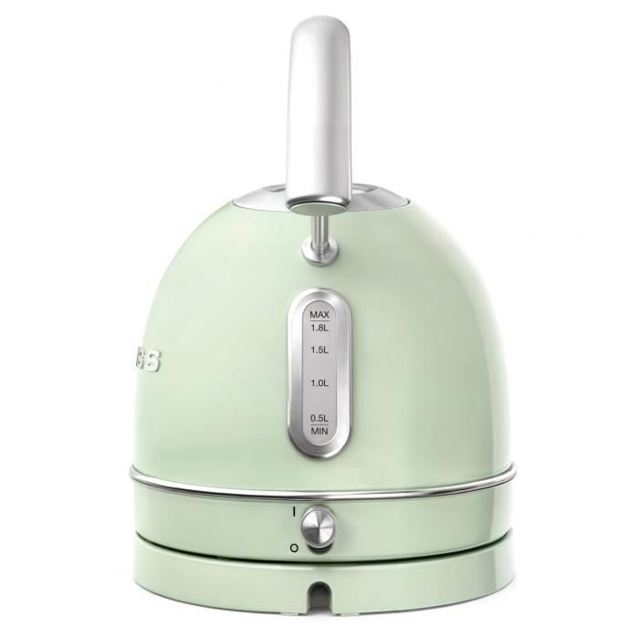 Vintage Vattenkokare - SWEISS - KTL7 - 2200 W - 1,8 L - 360° Vridbar Bas - Grön