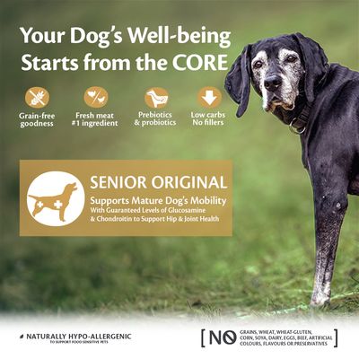 Wellness Core All Breeds Senior Original Trockenfutter für Hunde aller Rassen